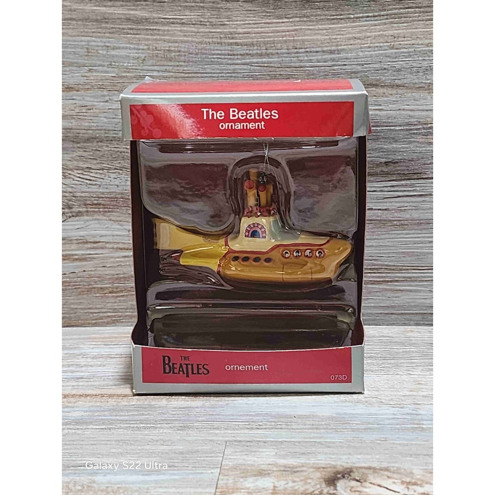 NEW Subafilms Ltd The Beatles Yellow Submarine Christmas Ornament Heirloom 2010